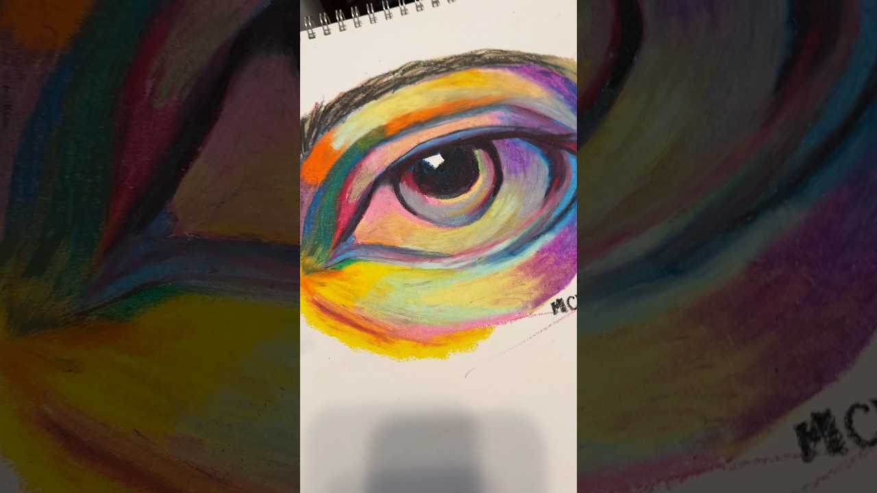 Can You Believe This Eye Was Made With Just 28 Pastels?