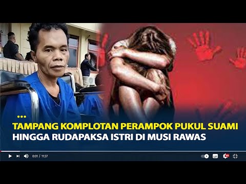 Tampang Komplotan Perampok Pukul Suami hingga Rudapaksa Istri di Musi Rawas
