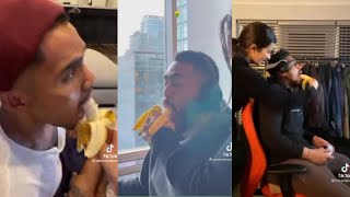 Putting A Banana In My Bfs Mouth To See His Reaction Tiktok Compilation