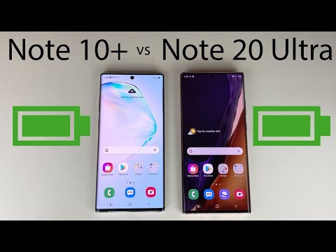 Galaxy Note 20 Ultra vs Note 10+ BATTERY Drain Test