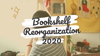 #67 Sắp xếp lại kệ sách - Bookshelf Reorganization 2020| Ny&#39;s Planet