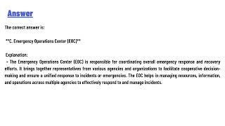 Which NIMS structure makes cooperative multi-agency decisions?