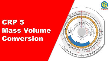 Mass Volume Conversion | CRP 5 Flight Computer | Navigation Computer #4
