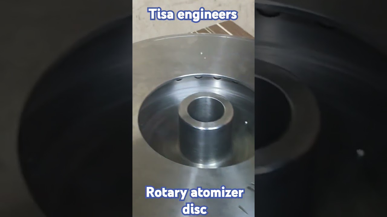 Rotary atomizer disc with creamic nozzle/model=CD-400