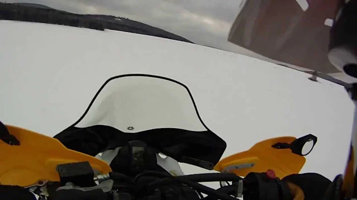 2014 Snowmobiling Pittsburg, NH Lake francis