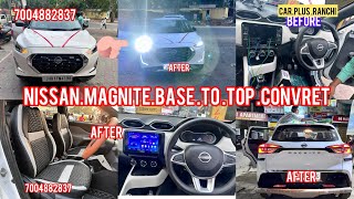 Nissan magnite base to top model convert modification in Ranchi #nissan #magnite #ranchi #gumla #car