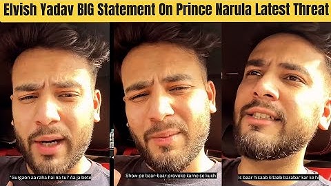 प्रिंस नरूला के साथ विवाद पर एल्विश यादव का अंतिम बयान और उनकी नवीनतम चेतावनी | रजत दलाल