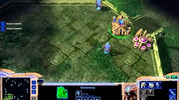 Starcraft 2 Protoss 4 Warp gate opening tutorial