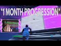 My 1 MONTH Progression on Keyboard and Mouse (PS4) + Tips and Tricks