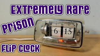 Clear Prison Flip Clock
