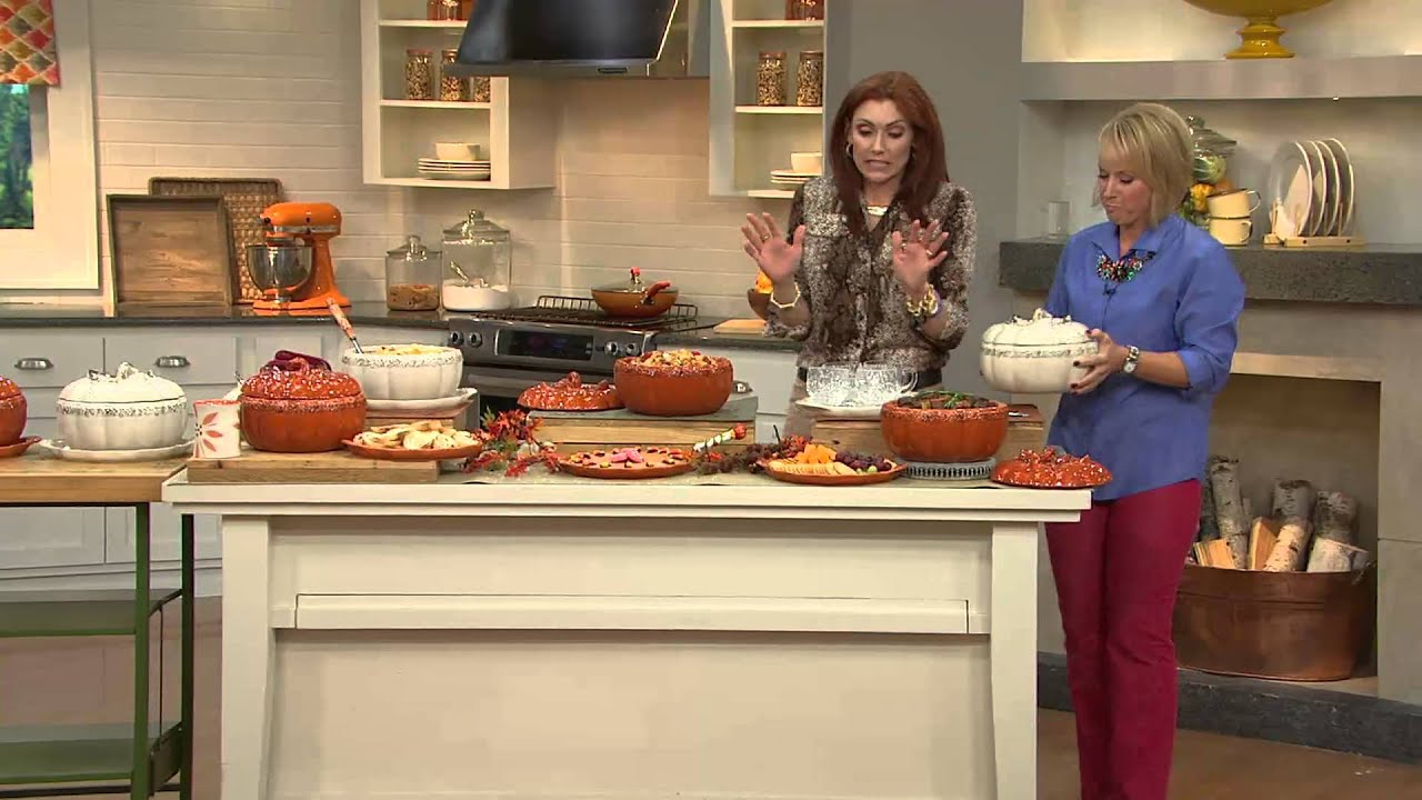 Temp-tations Verona 4qt. Pumpkin Baker w/Tray with Albany Irvin