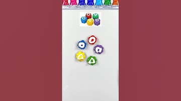 Guess the mixed color of Squid Game #satisfying #squidgame2