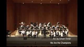 Video thumbnail of "We are the Champion -Arr. by Gilbert Tinner- [Doctors Symphonic Band]"