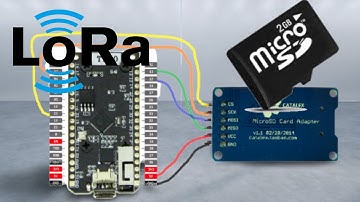 TTGO LORA32 V1 With SD Card Data Logger