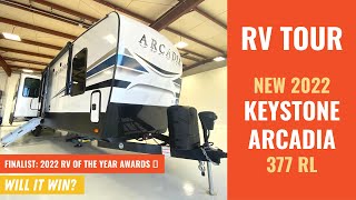 RV TOUR: 2022 KEYSTONE ARCADIA 377RL | RV OF THE YEAR FINALIST by RVLove | Marc & Julie Bennett 6,383 views 2 years ago 9 minutes, 38 seconds