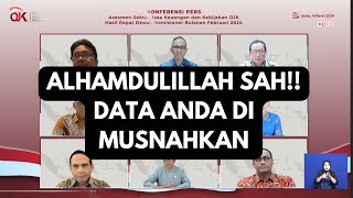 ALHAMDULILLAH SAH! OJK : PEMUSNAHAN DATA PRIBADI DI PINJOL!! AKHIRNYA DATA TIDAK PERMANEN DI PINJOL.