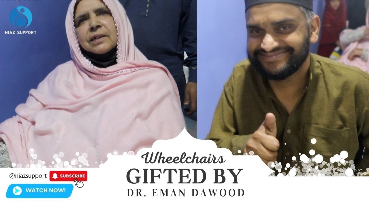 Customised Wheelchairs Gifted by Dr. Eman Dawood | Niaz Support