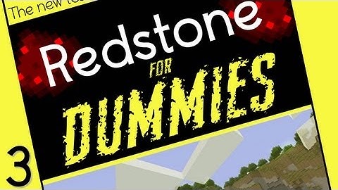 Minecraft 1.4.7  Redstone for Dummies- Lesson 3 | Repeaters |
