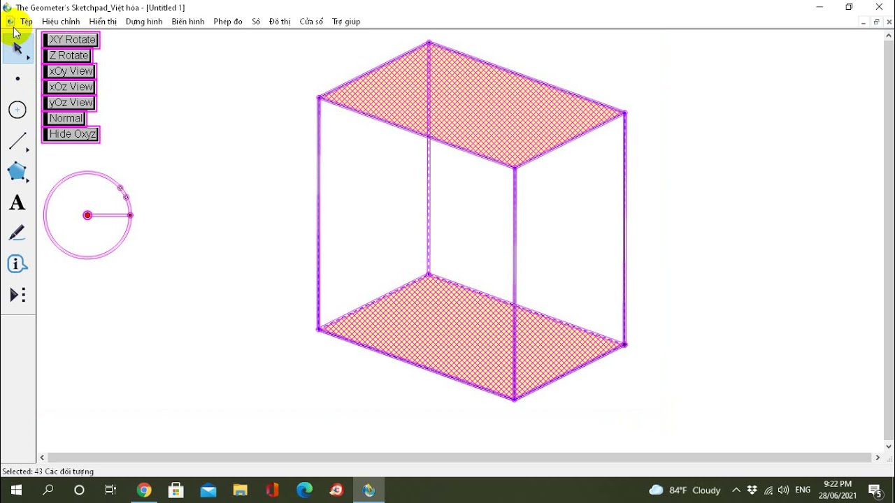 Giới thiệu bộ Tool vẽ một số hình không gian cơ bản chỉ 2 lần kích chuột trên GSP