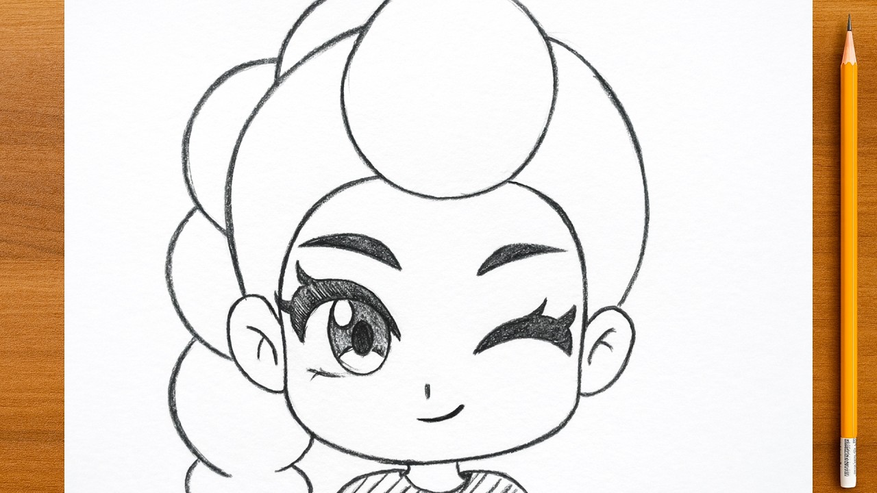 How to Draw Rumi from K-pop Demon Hunter Step by Step ️💜 | Pencil ...