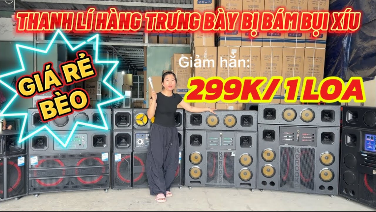 🔥Xả Kho Hàng Trưng Bày Giá Rẻ🔥Giảm 299K/Loa🔥Loa Công Suất Lớn Hát Bao Hay✅0899.724.793☎️