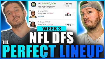 Top NFL DFS Picks for Week 3 | The Perfect Lineup (2025)