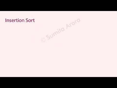 insertion sort