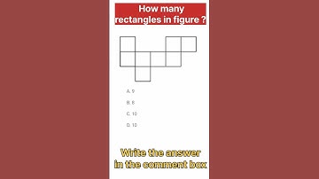 How many rectangles are there in the given figure #reasoningquestions #upsc #ssc #railway #banking