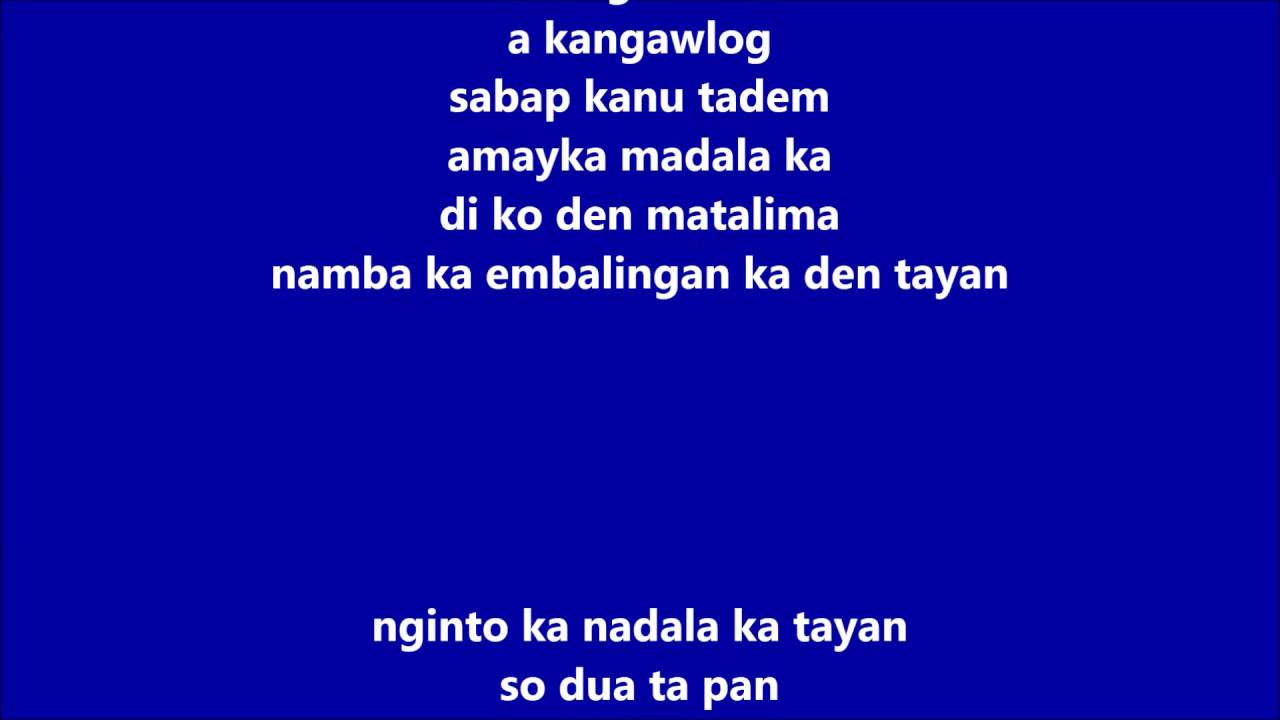 Moro Song, The Child Band ADEN NASALIN SYA KANU GINAWA KO