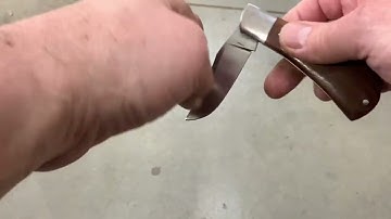 A a trapper slipjoint in cpm154 and vintage micarta.