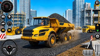 City Road Construction Simulator 3D 🚧 2 Big Trucks & Loader – Building New Road | Android Gameplay screenshot 5