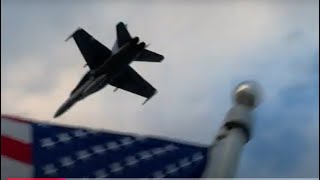 Jet Flyover Of Kyle Field Before The Texas Aggies Football Team Played LSU 2024