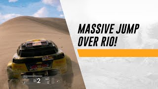 MASSIVE JUMP OVER RIO!!! Dakar 18 | Ruta 40 Stage 1 screenshot 2