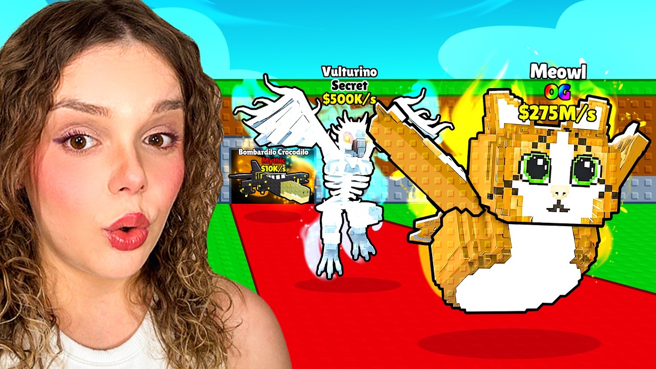 Steal a Brainrot ama Sadece FLYING BRAINROT Aldım!