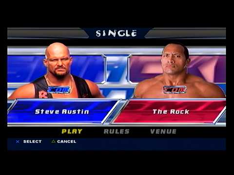 WWE SmackDown Shut Your Mouth - Steve Austin vs. The Rock