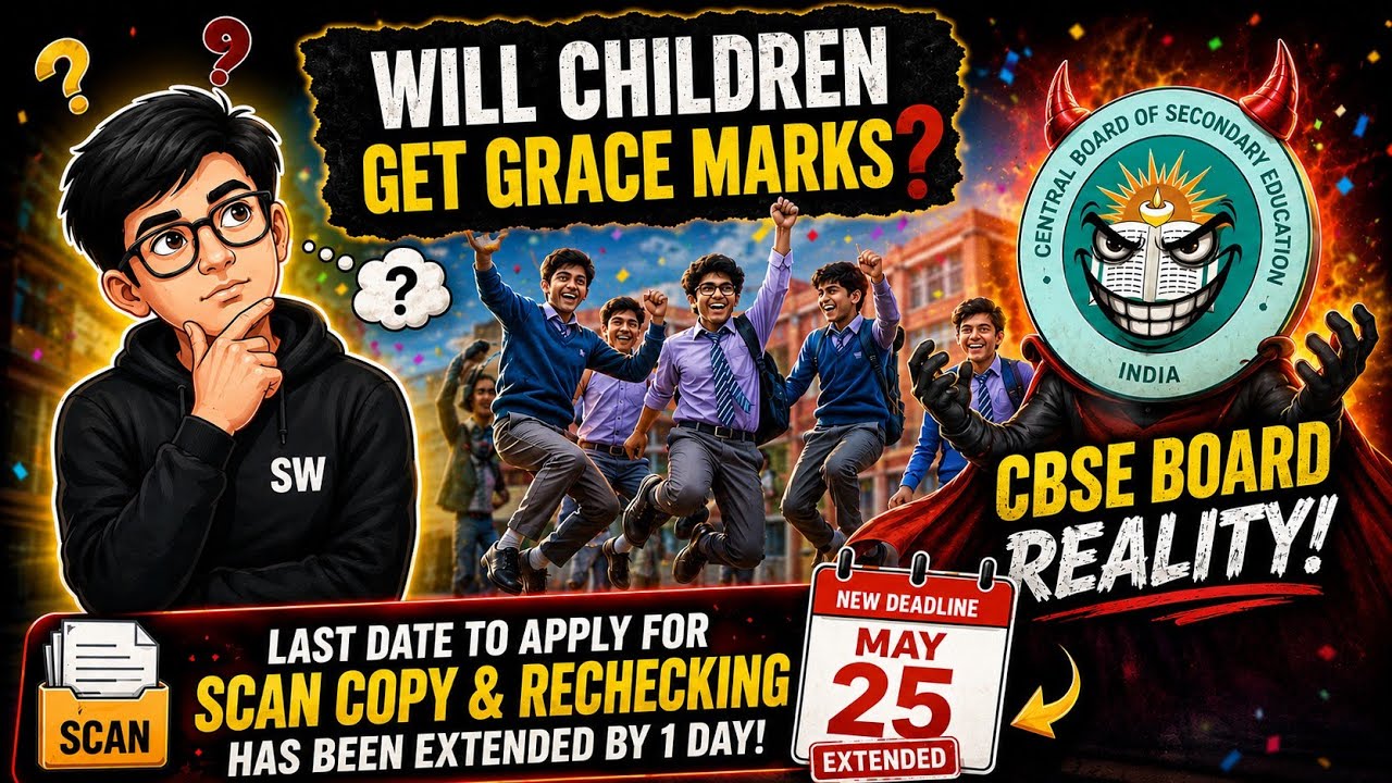 CBSE Grace Marks Reality 😱 | Will Students Get Grace Marks? Scan Copy ...