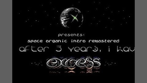 C64 Crack Intro: Space Organic Intro Remastered by zscs! 19August 2025!