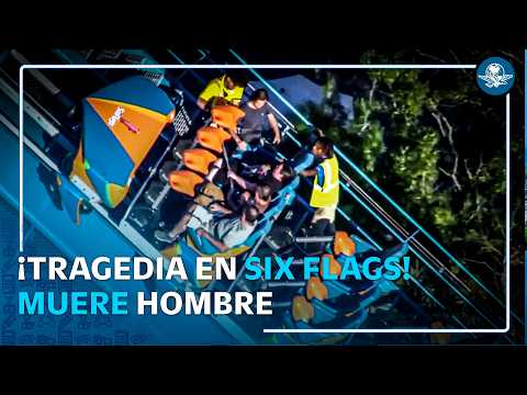 Hombre muere tras caer de montaña rusa en Six Flags