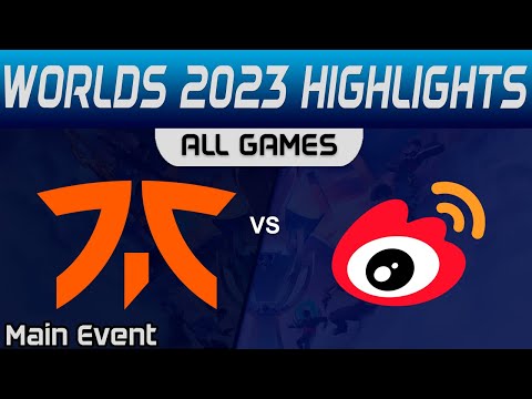 Jaw-Dropping Moments: FNC vs WBG Highlights R5 - Worlds Main Event 2023 By Onivia