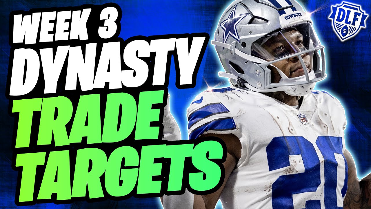 4 MUST HAVE Week 3 Trade Targets! | Dynasty Fantasy Football | Tony Pollard & More!