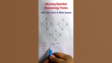 Missing Number|  Reasoning Classes for SSC CGL CHSL MTS CRPF AGNIVEER & OTHERS Exams |