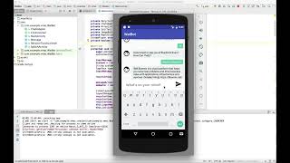 WatBot:  A Voice-enabled Android Chatbot