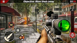 Sniper Missions 1-8 FPS Commando gun games offline  screenshot 4