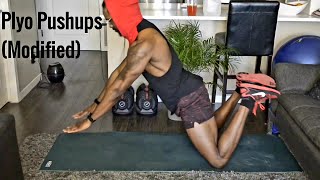 Exercise Library: Plyo Pushups (Modified)