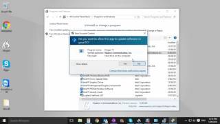 Uninstalling Dragon Naturally Speaking