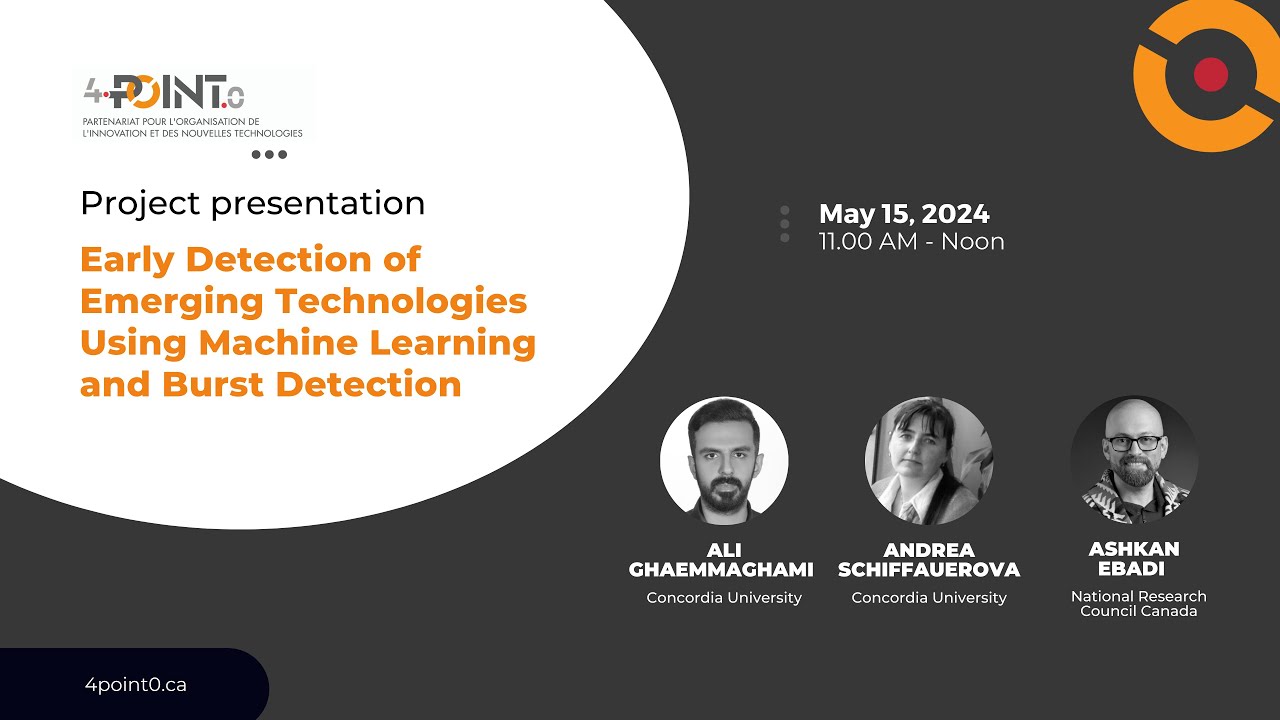 Early Detection of Emerging Tech Using Machine Learning and Burst Detection