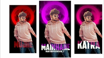 Lyrics whatsapp status video editing | light effect status editing | kinemaster || DG Tech