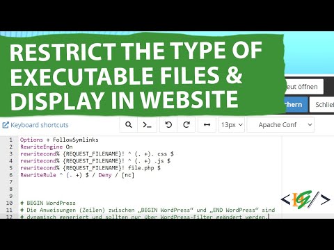 How to Restrict the Type of Executable Files and Display in Htaccess Website | CSS | JS