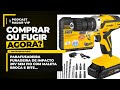 Parafusadeira Furadeira de Impacto 20v Sem Fio Com Maleta Br
