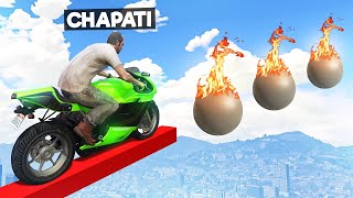 CAN CHAPATI COMPLETE THIS 1000% IMPOSSIBLE FIRE RAMP RACE